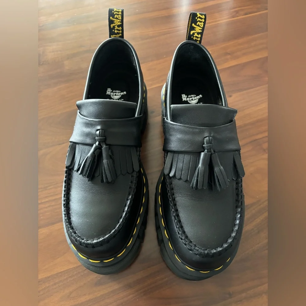 Dr. Martens | Shoes | Dr Martens Black Tassel Kiltie Loafers With